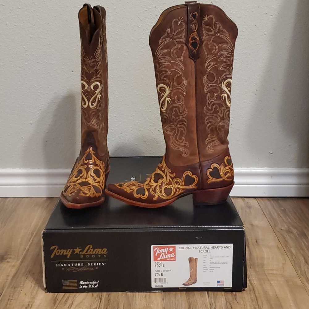 Tony Lama Hearts and Scroll SOLD OUT